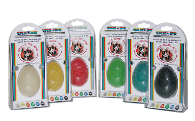 CanDo Gel Squeeze Ball - Large Cylindrical כדור סיליקון לכף יד